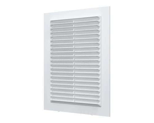 Решетка вентиляционная вытяжная с сеткой АБС 130мм х 180мм, бел. - ТМ VE