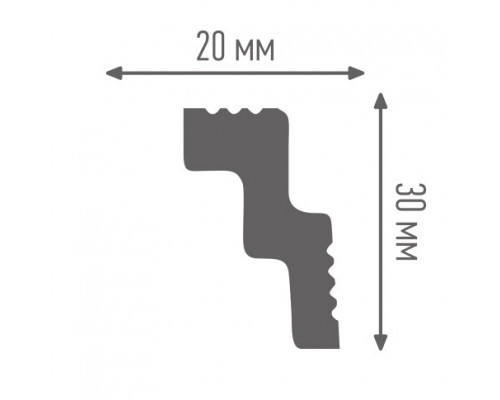 Багет F20/30*2000мм (160шт) - ТМ Плинтэкс Багет F20/30*2000мм (160шт) - ТМ Плинтэкс