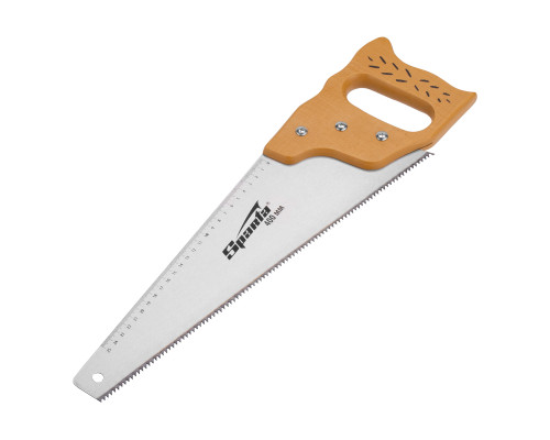 Ножовка 400мм, по дереву 7-8 ТРI, каленый зуб, линейка, деревянная рукоятка (уп.12шт) -ТМ Sparta.