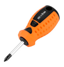 Отвертка PH 1,0х38мм, CrV, 2-х компонентная рукоятка "Point" (уп.12шт) - TM Sparta.