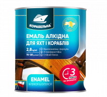 Белая эмаль ПФ-115 ТМ Корабельная, 0,25 кг, 12 шт