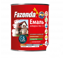 Белая эмаль ПФ-115, Fazenda, 0,9кг, 6 шт
