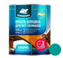 Бирюзовая эмаль ПФ-115 ТМ Корабельная, 2,8 кг, 6 шт