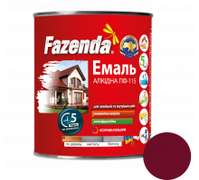 Вишневая эмаль ПФ-115, Fazenda, 0,9кг, 6 шт