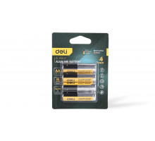 Элемент питания LR6 AA Alkaline 1,5V (уп. 4шт) - TM DELI