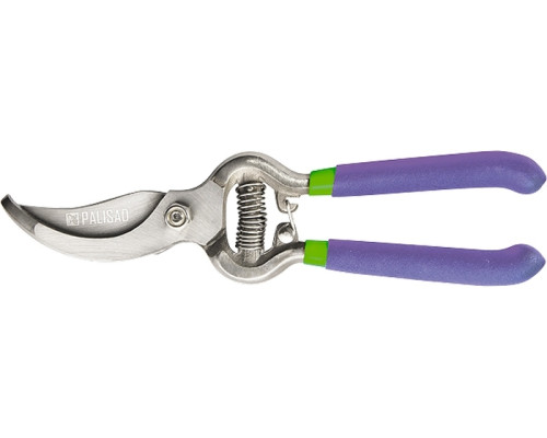 Секатор 200мм, пружина возвратная спирал. типа, легированная сталь, обрезинен. ручки - ТМ Palisad.