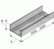Профиль UW100 (Сн100) направляющий(4м),1уп-8шт