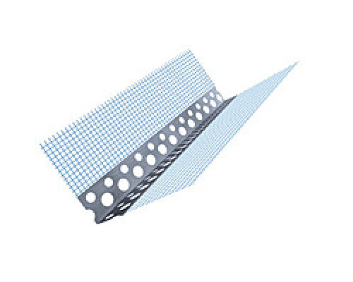 Угол защитный алюминиевый с сеткой (2,5м)