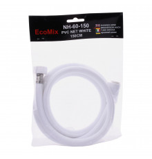 Шланг для душа 1,5м; БЕЛЫЙ,  PVC  NH-60-150 TM EcoMIX