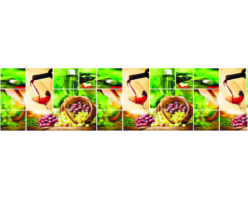 Кухонный фартук ABC 3 м "Масандр" 3000Х600мм (уп.1шт) ТМ GRACE