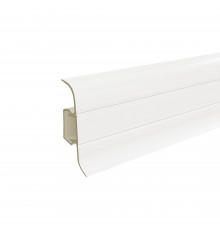 Плинтус ПВХ 56мм 110 Белый 2,5м (уп.40шт) - ТМ RicoLeo