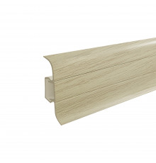 Плинтус ПВХ 56мм 114 Клён высокогорный 2,5м (уп.40шт) - ТМ RicoLeo