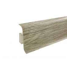 Плинтус ПВХ 56мм 147 Тополь ливадия 2,5м (уп.40шт) - ТМ RicoLeo