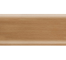 Плинтус ПВХ 56мм 155 Бук натуральный 2,5м (уп.40шт) - ТМ RicoLeo