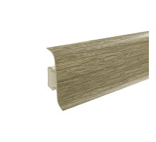 Плинтус ПВХ 56мм 159 Дуб английский 2,5м (уп.40шт) - ТМ RicoLeo