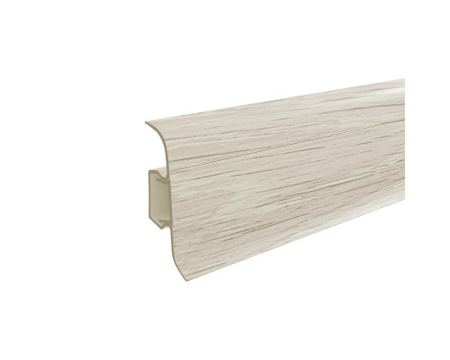Плинтус ПВХ 56мм 192 Дуб алмере 2,5м (уп.40шт) - ТМ RicoLeo