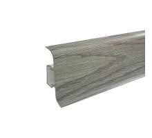 Плинтус ПВХ 56мм 195 Сосна серебристая 2,5м (уп.40шт) - ТМ RicoLeo