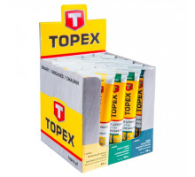 Display set mix со смазкой в тубах 25шт: маш-ая10шт; литиевая 10шт; графитная 5шт - TM TOPEX