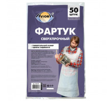 Фартук, п/э, белый 81*125см (50шт/уп) - ТМ AVIORA