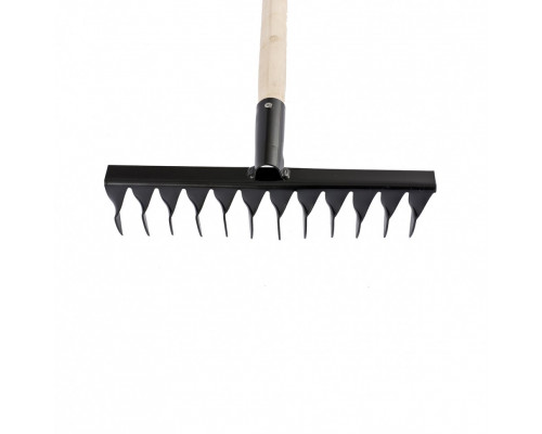 Грабли 12-зубые с черенком витые 300мм*1300мм - ТМ Palisad