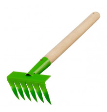 Грабли витые 6-зубые, 120х390мм, стальные, дер. рукоятка - TM Palisad