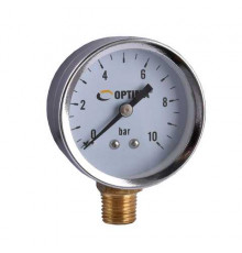 Манометр 0-1,0 Мпа Дк 50 мм 1/4, нерж. корпус - ТМ Optima