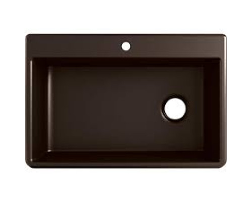 Мойка кухонная, композитная, одинарная, черная, с решеткой 838х559х257 TM KOHLER