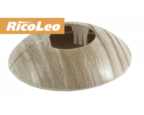 Розетты напольные ПВХ d-20мм Дуб беленый (2 шт) - ТМ RicoLeo