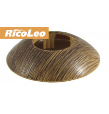 Розетты напольные ПВХ d-20мм Дуб венеция (2 шт) - ТМ RicoLeo