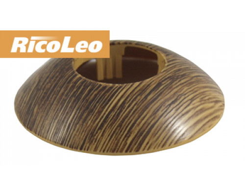 Розетты напольные ПВХ d-20мм Дуб венеция (2 шт) - ТМ RicoLeo