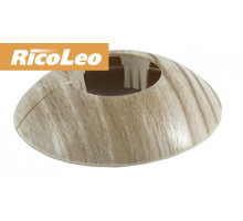 Розетты напольные ПВХ d-26мм Дуб беленый (2 шт) - ТМ RicoLeo