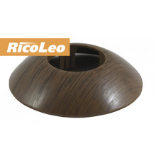 Розетты напольные ПВХ d-26мм Дуб лионский (2 шт) - ТМ RicoLeo