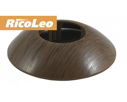 Розетты напольные ПВХ d-26мм Дуб лионский (2 шт) - ТМ RicoLeo