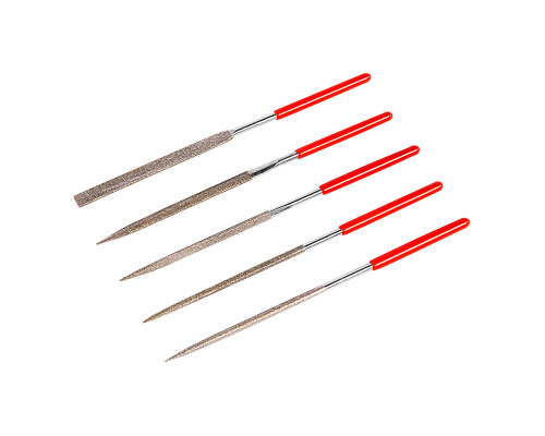 Набор надфилей алмазных, 140х70х3, 5шт. - ТМ MTX