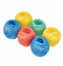 Набор шпагатов полипропиленовых 2мм, L-60м, 6шт, MIX цветов (уп.14шт) - ТМ Palisad