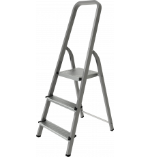 Стремянка стальная NV1150 3 ступени (нагр.150кг; рабочая высота 2,59м) - ТМ НоваяВысота