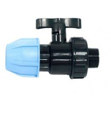 Шаровой кран компрессионный НР 25х3/4 (уп.6) TM VS PLAST