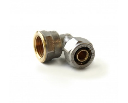 Угольник с ВР (компресс.) 16x1/2 ТМ VALVE Угольник с ВР (компресс.) 16x1/2 ТМ VALVE