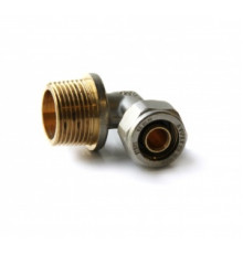 Угольник с НР (компресс.) 16x1/2 ТМ VALVE
