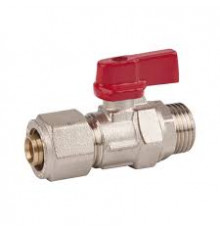 Кран шаровый НР (зажимной) 16x1/2 TM SD Plus