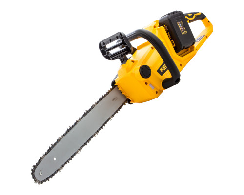 Цепная пила аккумуляторная бесщеточная RCS400-36, Li-ion, 36В, 4Ач, шина 400мм - TM Denzel Цепная пила аккумуляторная бесщеточная RCS400-36, Li-ion, 36В, 4Ач, шина 400мм - TM Denzel