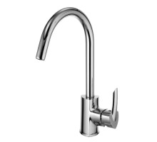 Смеситель Lemark LM3505C-EU, кухня, латунный, высокий излив, однорычажный (к. 35), хром