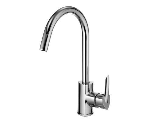 Смеситель Lemark LM3505C-EU, кухня, латунный, высокий излив, однорычажный (к. 35), хром