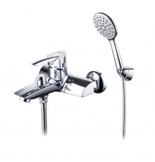 Смеситель Lemark LM3514C-EU, ванна, латунный, короткий излив, однорычажный (к. 35), хром