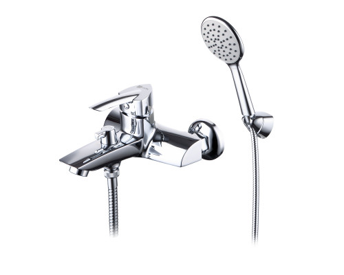 Смеситель Lemark LM3514C-EU, ванна, латунный, короткий излив, однорычажный (к. 35), хром