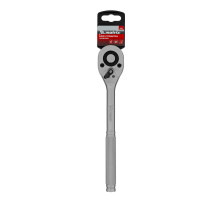 Ключ-трещотка 1/2",CrV, 45зуб, с быстрым сбросом, цельнометал, хром - TM MTX