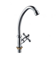 Смеситель Zerix TZF 605 для холодной воды, высокий излив, на гайке (кран-букс) ТМ ZERIX