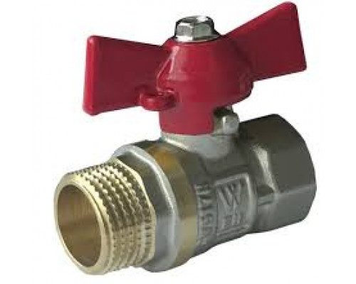 Кран шаровой полнопроходной НВ 3/4 р/бабочка, PN 20 NV-V002 КБ Water Valve Кран шаровой полнопроходной НВ 3/4 р/бабочка, PN 20 NV-V002 КБ Water Valve