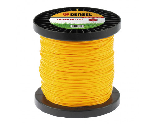 Леска для триммера, круглая, 2,7мм х 200м, катушка - ТМ Denzel Леска для триммера, круглая, 2,7мм х 200м, катушка - ТМ Denzel