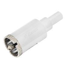 Сверло алмазное по керамограниту, 25 х 67 мм, центрирующее сверло, 3-гран. хвост. (уп.30шт)-TM MTX